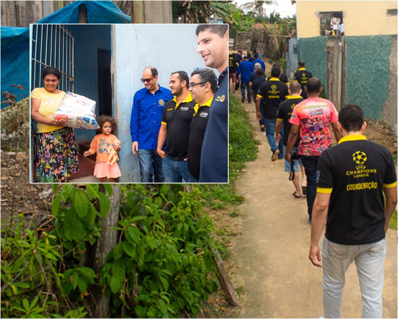200 famílias carentes são beneficiadas pelo Rotary e AABB de Eunápolis 6