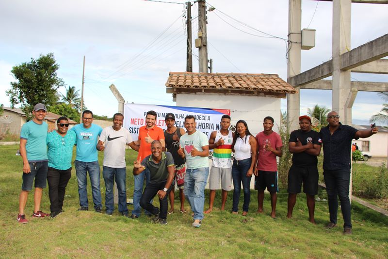 Neto Carletto inaugura sistema de abastecimento de água no Projeto Maravilha 6